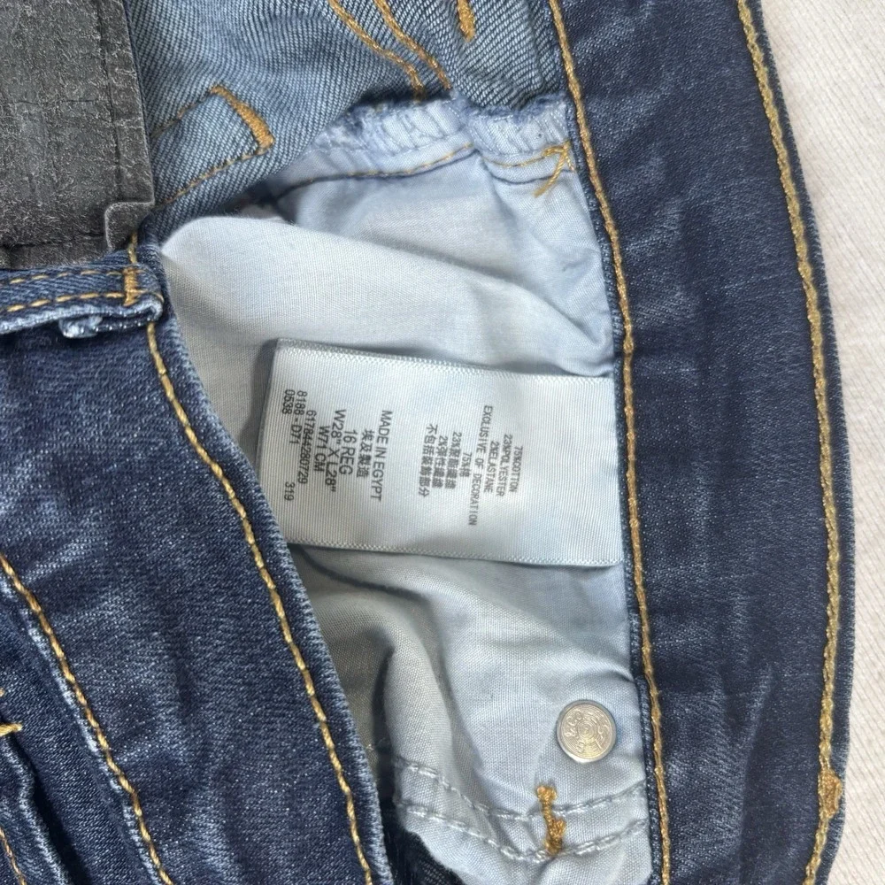 Levi's 511 Slim Performance Slim Youth‎ Boy's Jeans Size 16 Regular, 28x28